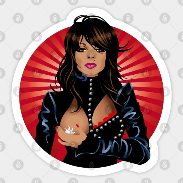 Justice for Janet Sticker by AlejandroMogolloArt